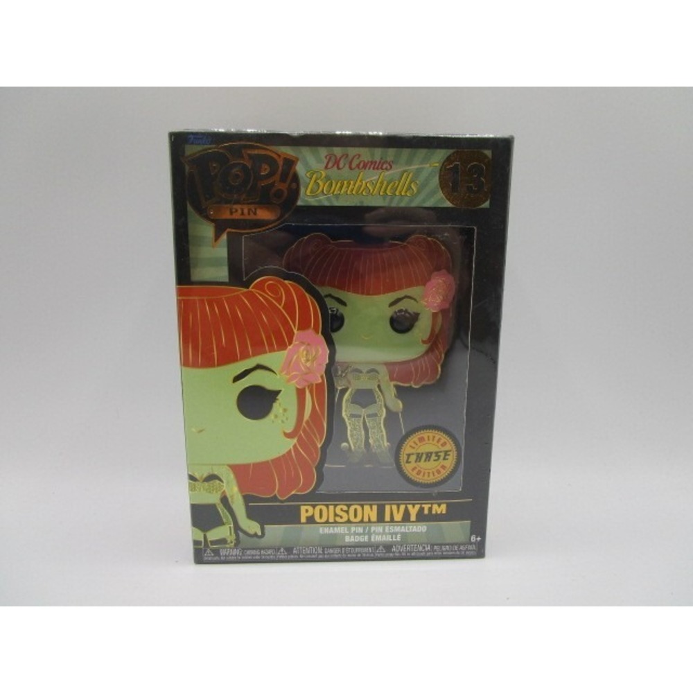 Funko Pop! Pin DC Comics Bombshell Poison Ivy Large Enamel Pin CHASE Edition